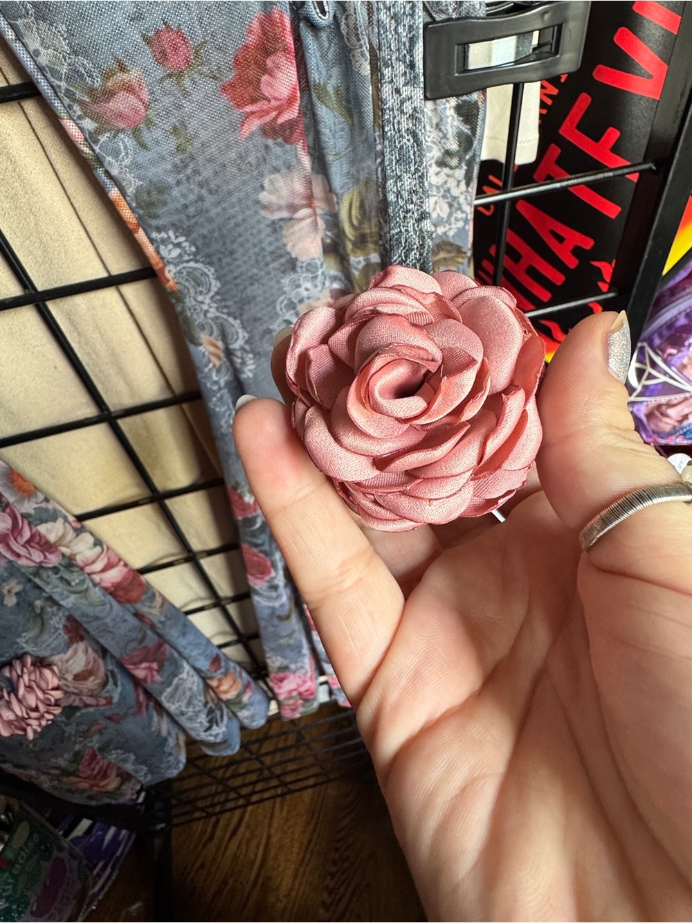 NWT Current Mood Floral Mesh Wide-Leg Pants - Dolls Kill - Picture 5 of 12